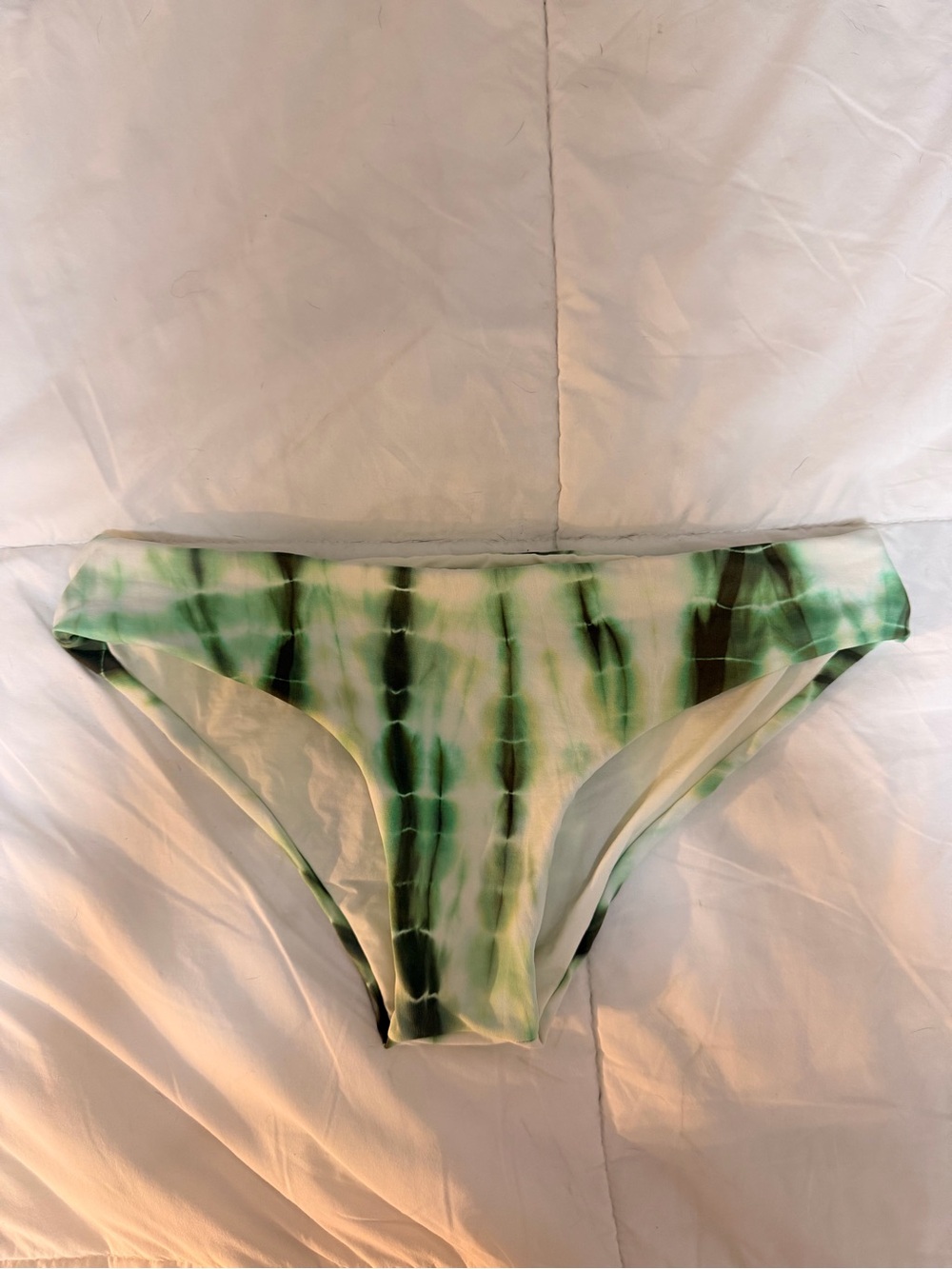 Martha Rey Green Tie-Dye Bikini Bottoms